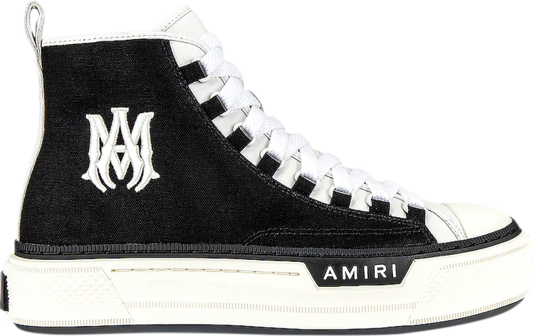 Amiri M.A. Logo Court High 'Black White'