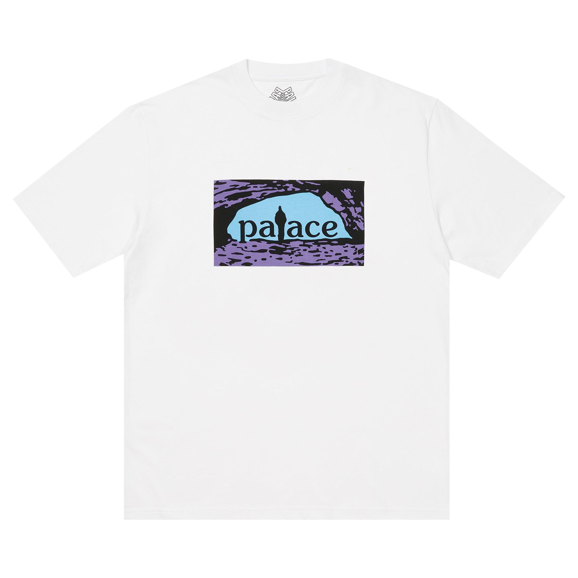Pre-owned Palace Caveman T-shirt 'white'
