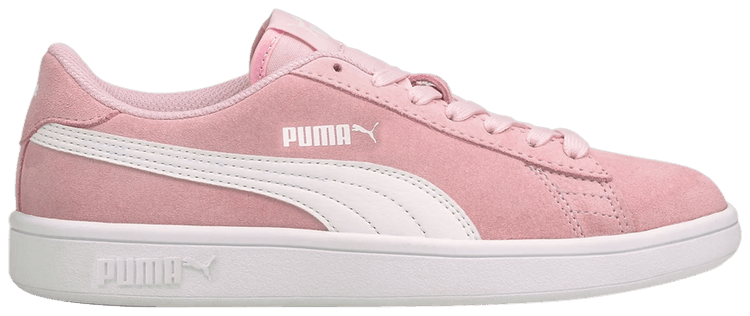 Puma Smash V2 Jr Pink Lady White