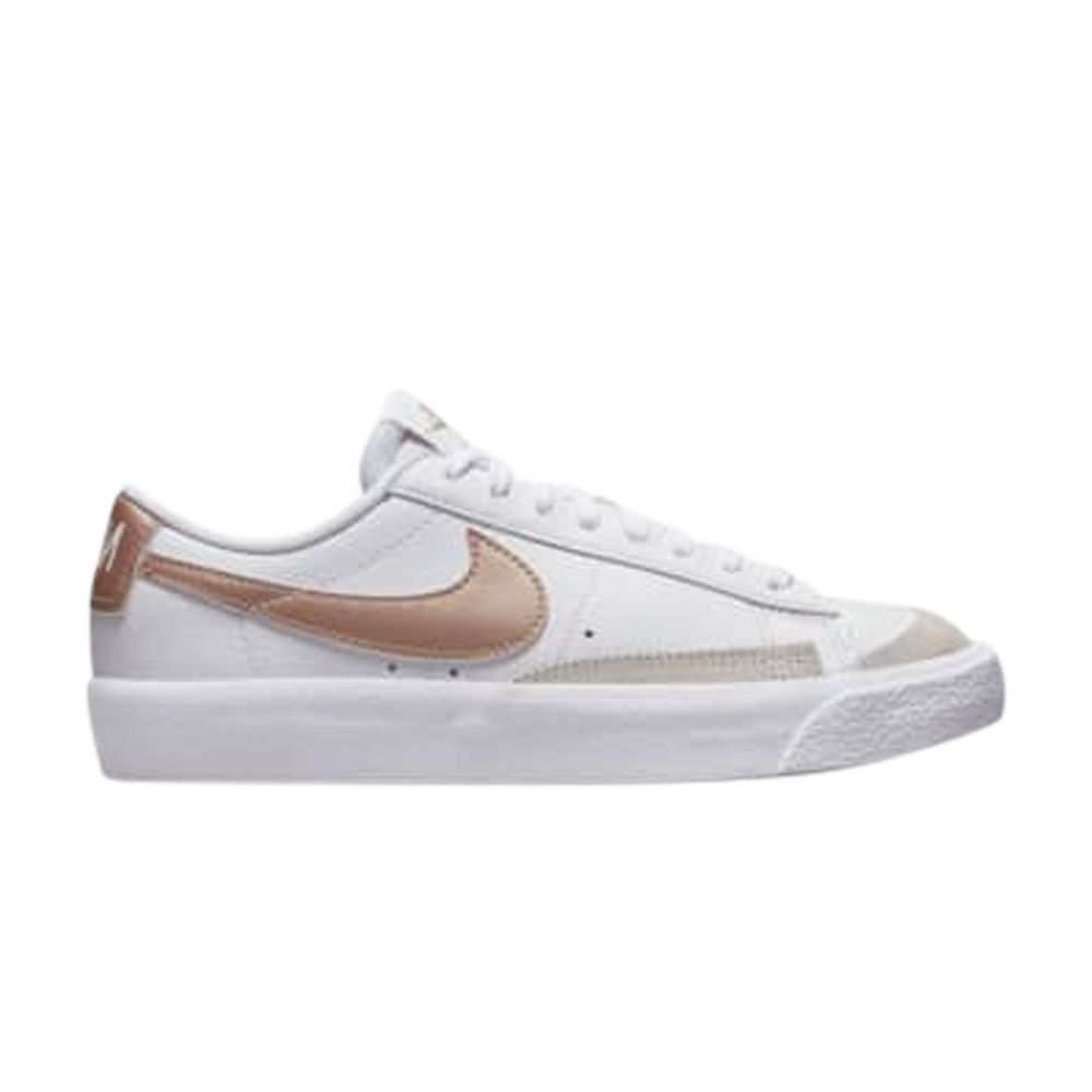 Pre-owned Nike Blazer Low '77 Gs 'white Metallic Red Bronze' | Kid's Size 6