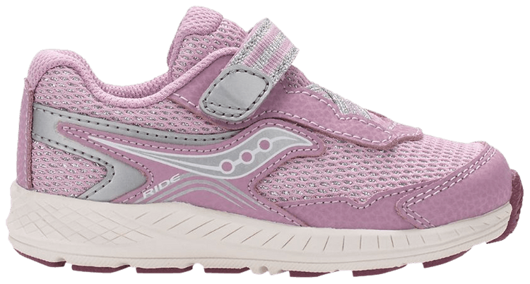 Saucony Ride 10 Little Kid Pink Metallic