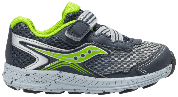Saucony Ride 10 Little Kid Navy Green