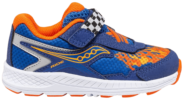 Saucony Ride 10 Little Kid Blue Flame