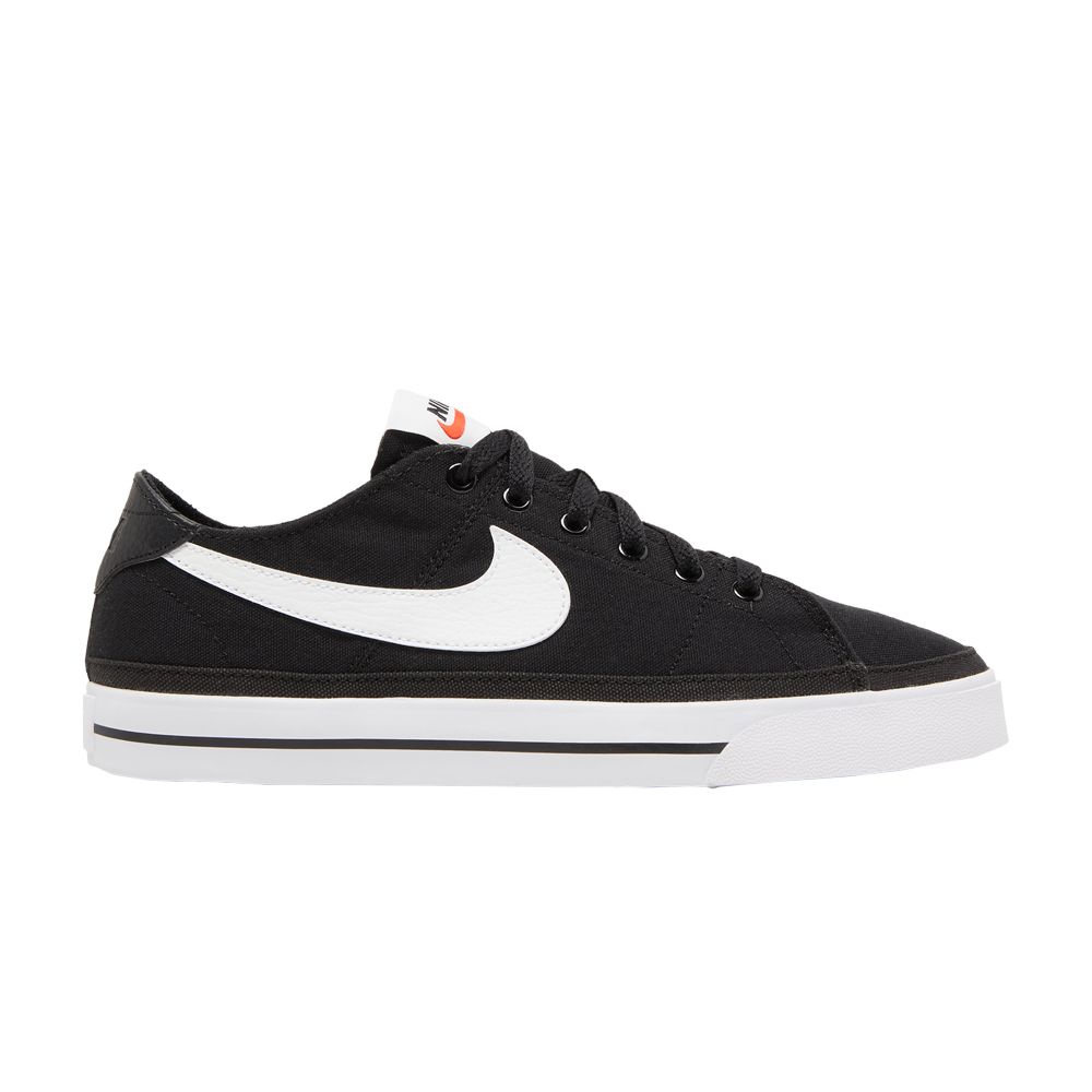 Nike Wmns Court Legacy Canvas 'Black White' | Women's Size 9