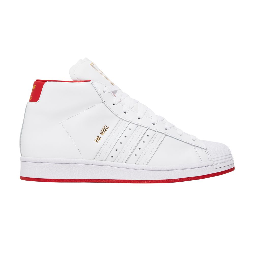 adidas Pro Model 'White Scarlet' | Men's Size 9
