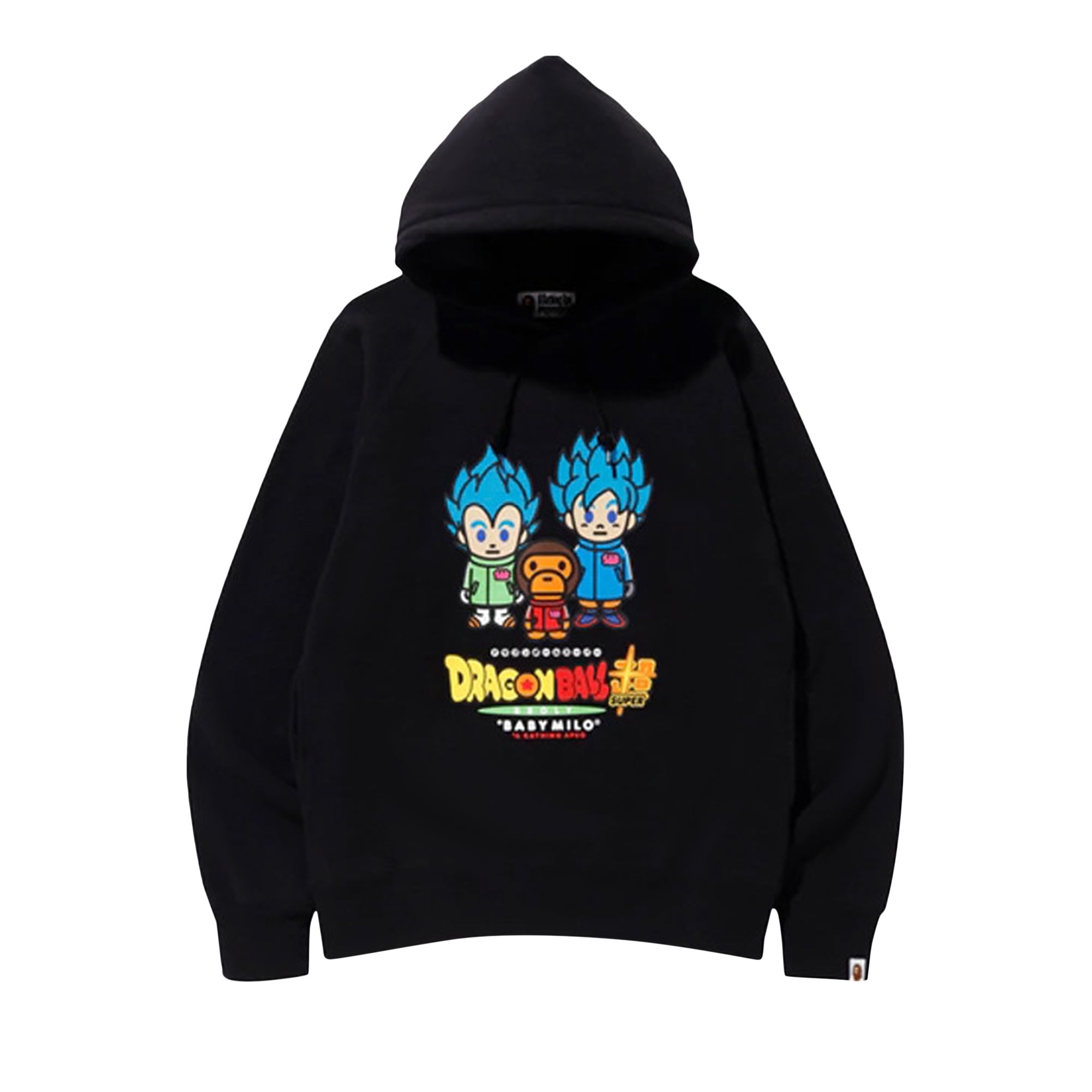 BAPE x Dragon Ball Z Super Son Goku & Vegeta Hoodie 'Black' | Men's Size L