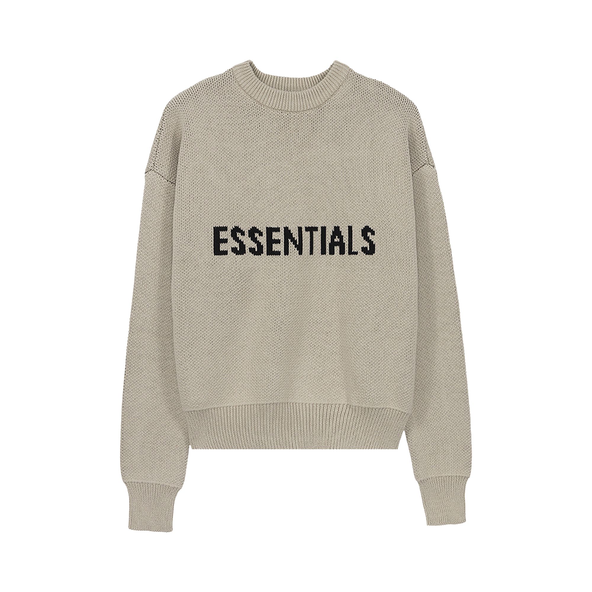 Fear of God Essentials x SSENSE Knit Sweater 'Linen' | Cream | Men's Size XS