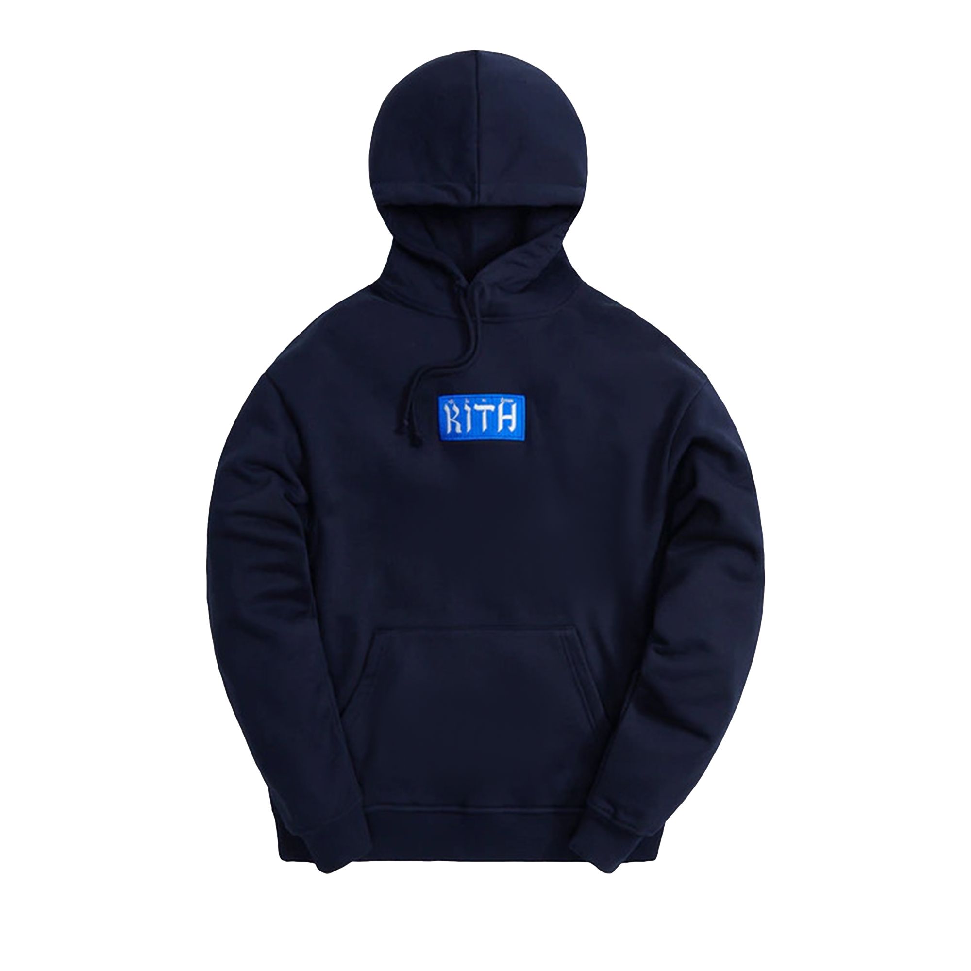 Kith Hebrew Script Hoodie 'Nocturnal' | Blue | Men's Size S