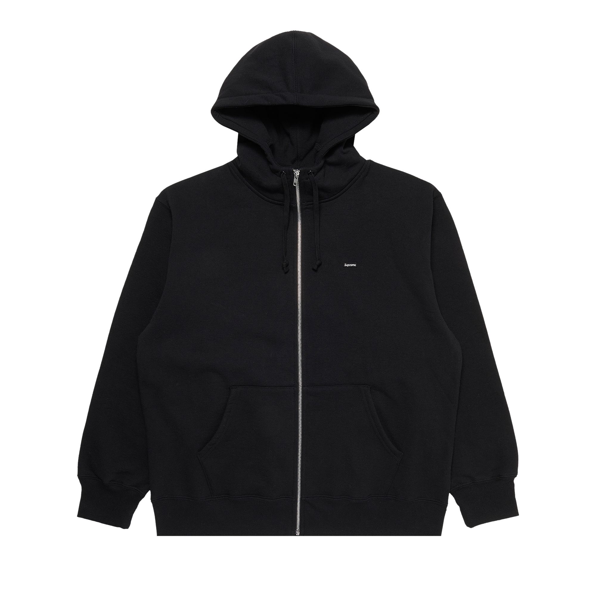 Supreme Small Box Facemask Zip Up Hooded Sweatshirt 'Black' | Men's Size XL