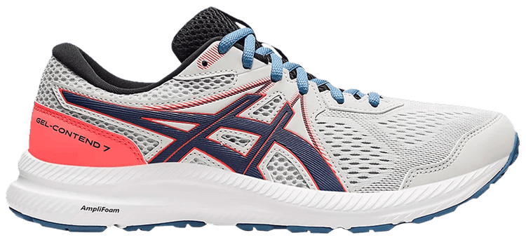 Asics Gel Contend 7 4E Wide Glacier Grey Thunder Blue