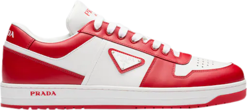 Buy Prada Downtown Leather 'White Lacquer Red' - 2EE364 3LKG F0O3N | GOAT