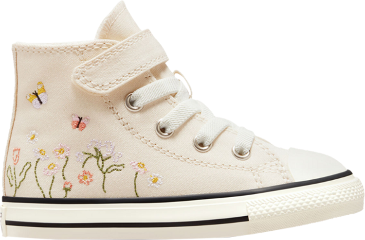 Chuck Taylor All Star Easy-On High TD 'Embroidered Floral Print - Natural Ivory'