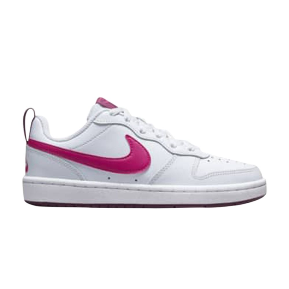 Pre-owned Nike Court Borough Low 2 Gs 'pure Platinum Pink Prime' | White | Kid's Size 5