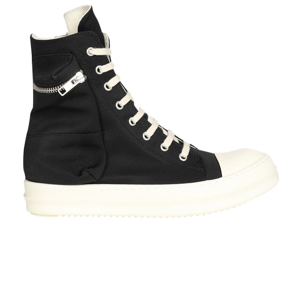 Pre-owned Rick Owens Wmns Drkshdw Fogachine Cotton Nylon Cargo High 'black Milk' | Women's Size 36