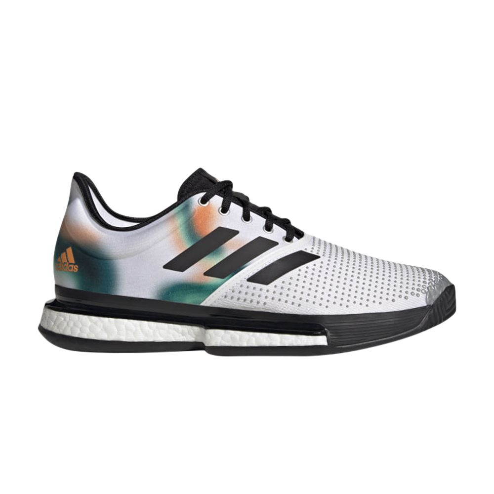 ADIDAS ORIGINALS SOLECOURT 'WHITE BLACK SILVER METALLIC'