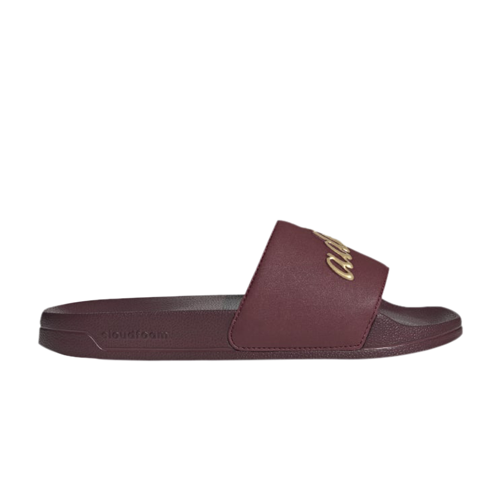 Pre-owned Adidas Originals Wmns Adilette Shower Slide 'shadow Red'