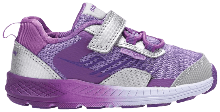 Saucony Wind Shield AC Little Kid Silver Purple