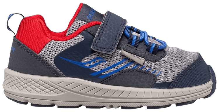 Saucony Wind Shield AC Little Kid Navy Grey Red