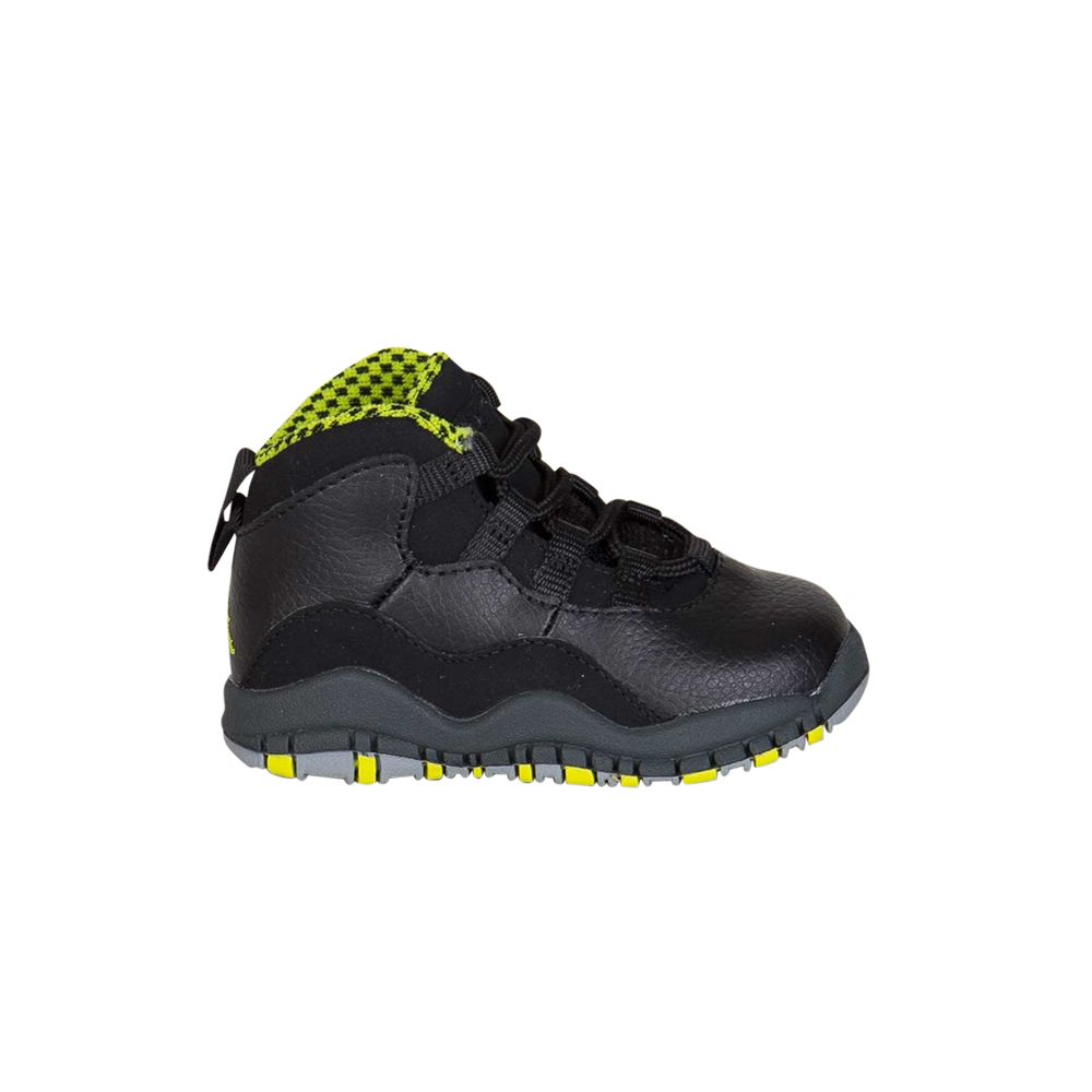 Pre-owned Air Jordan 10 Retro Td 'venom' | Black | Infant Size 2