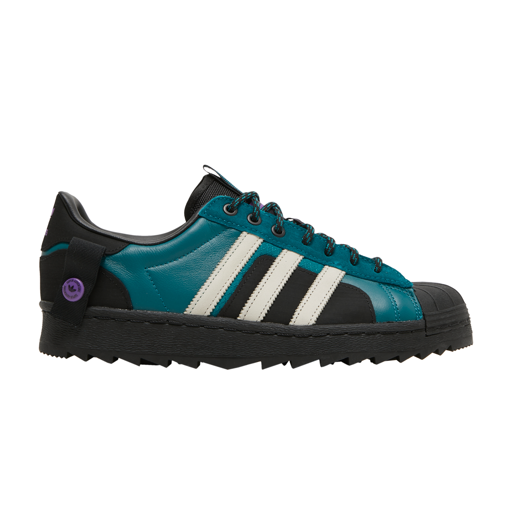 Pre-owned Adidas Originals Superstar Winterized 'legacy Teal Black'