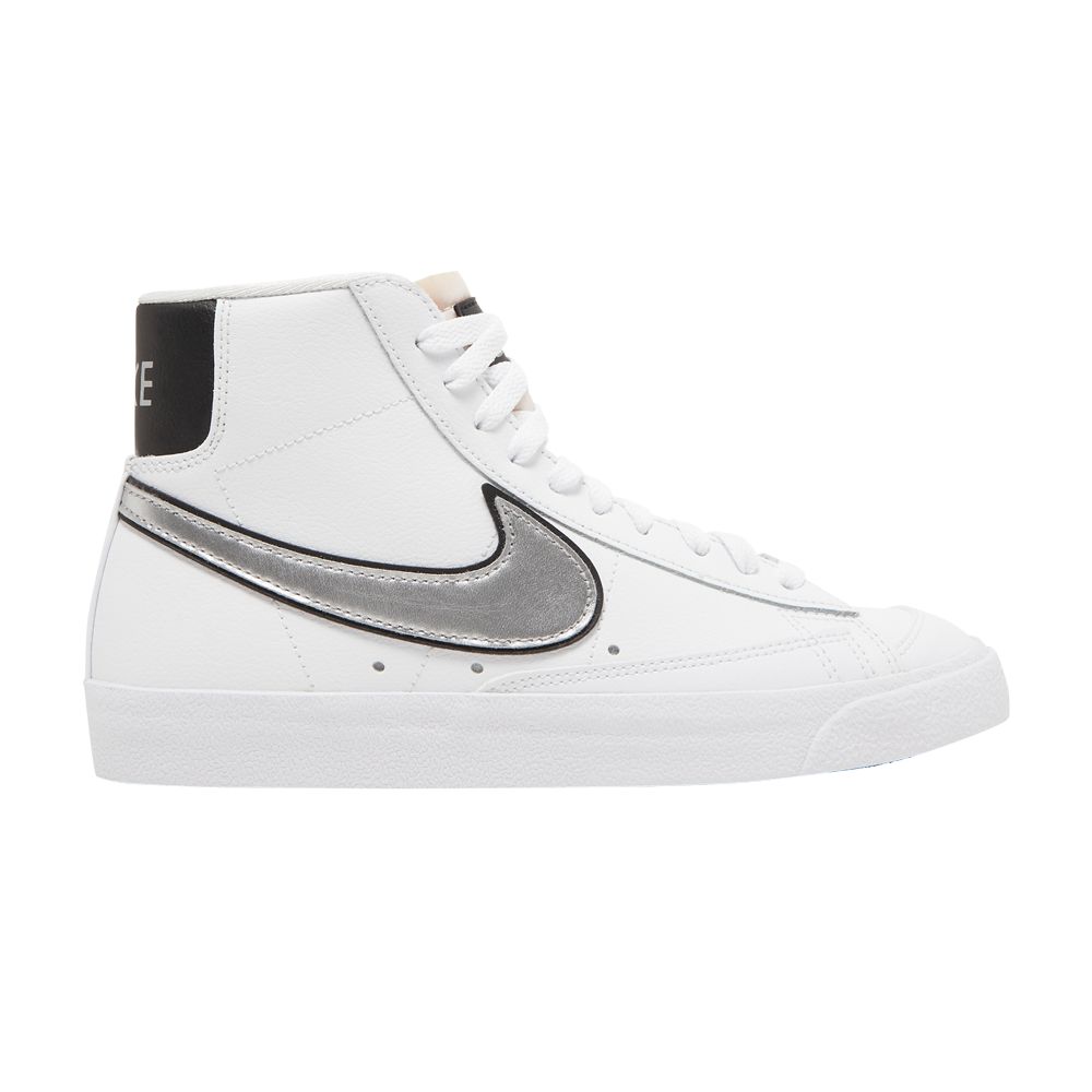 Nike Wmns Blazer Mid '77 Essential 'White Metallic Silver' | Women's Size 6.5