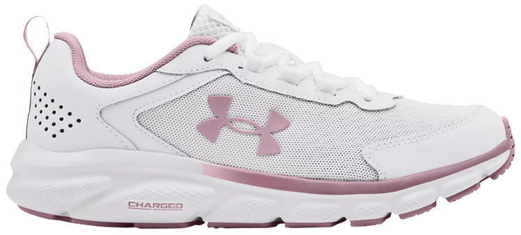 Under Armour Wmns Charged Assert 9 White Mauve Pink