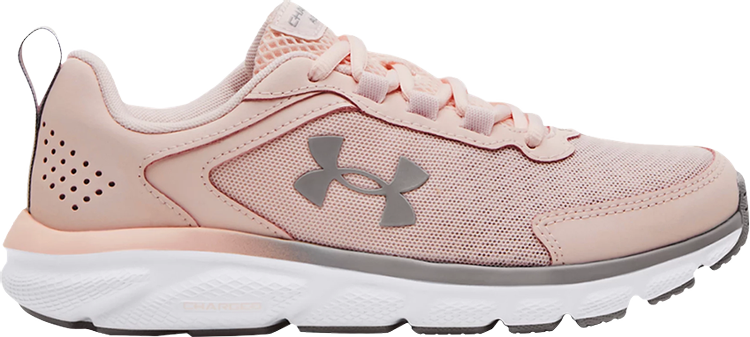 Under Armour Women's Micro G Fuel Running Shoes- Overcast Grey/Pink Sa -  New Star