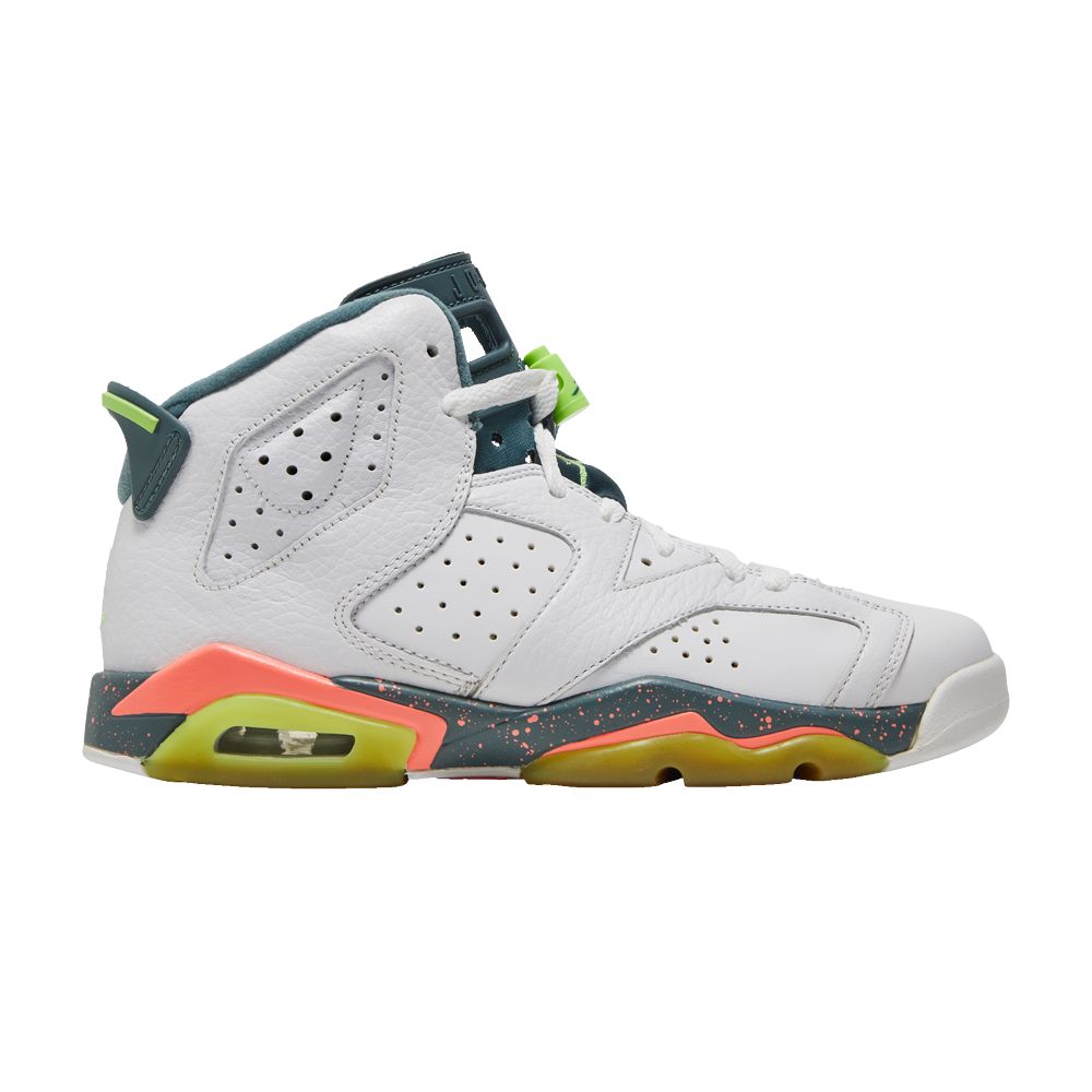 Air Jordan 6 Retro GS 'Bright Mango' | White | Kid's Size 6.5