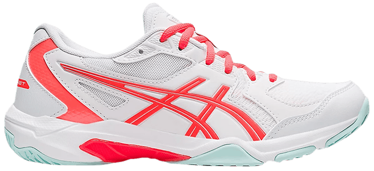 Asics Wmns Gel Rocket 10 White Sunrise Red