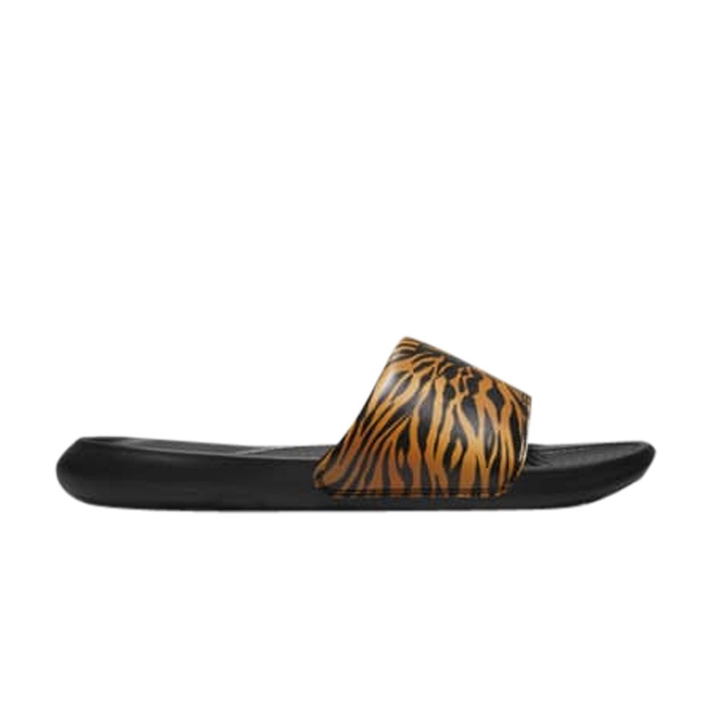 Pre-owned Nike Wmns Victori One Printed Slide 'cheetah Print - Black'