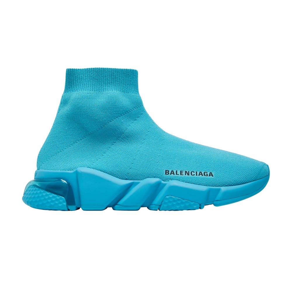 Pre-owned Balenciaga Wmns Speed Sneaker 'clear Sole - Light Blue' | Women's Size 38