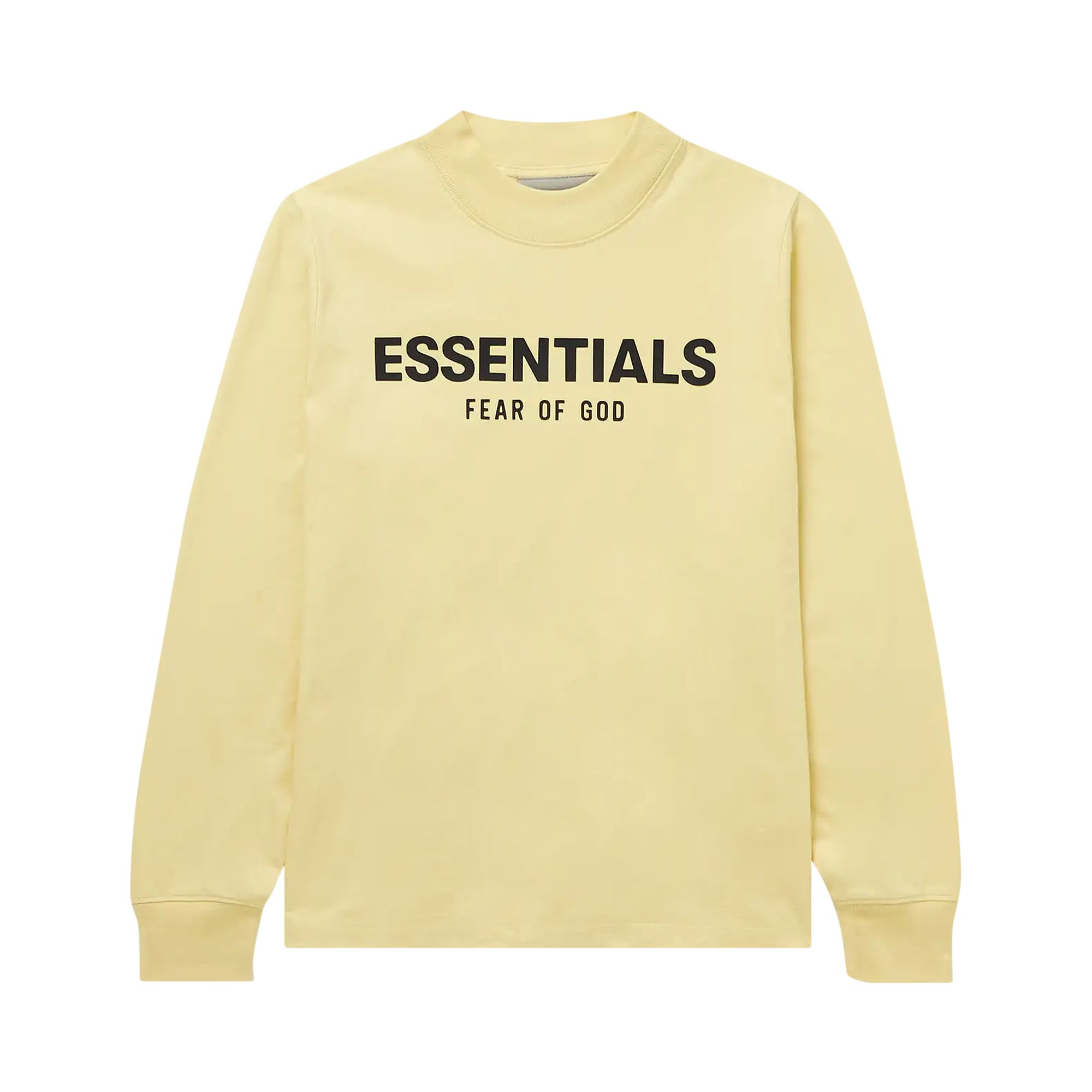 Fear of God Essentials Kids x Mr. Porter Exclusive Long-Sleeve T-Shirt 'Garden Glove' | Cream | Kid's Size 8