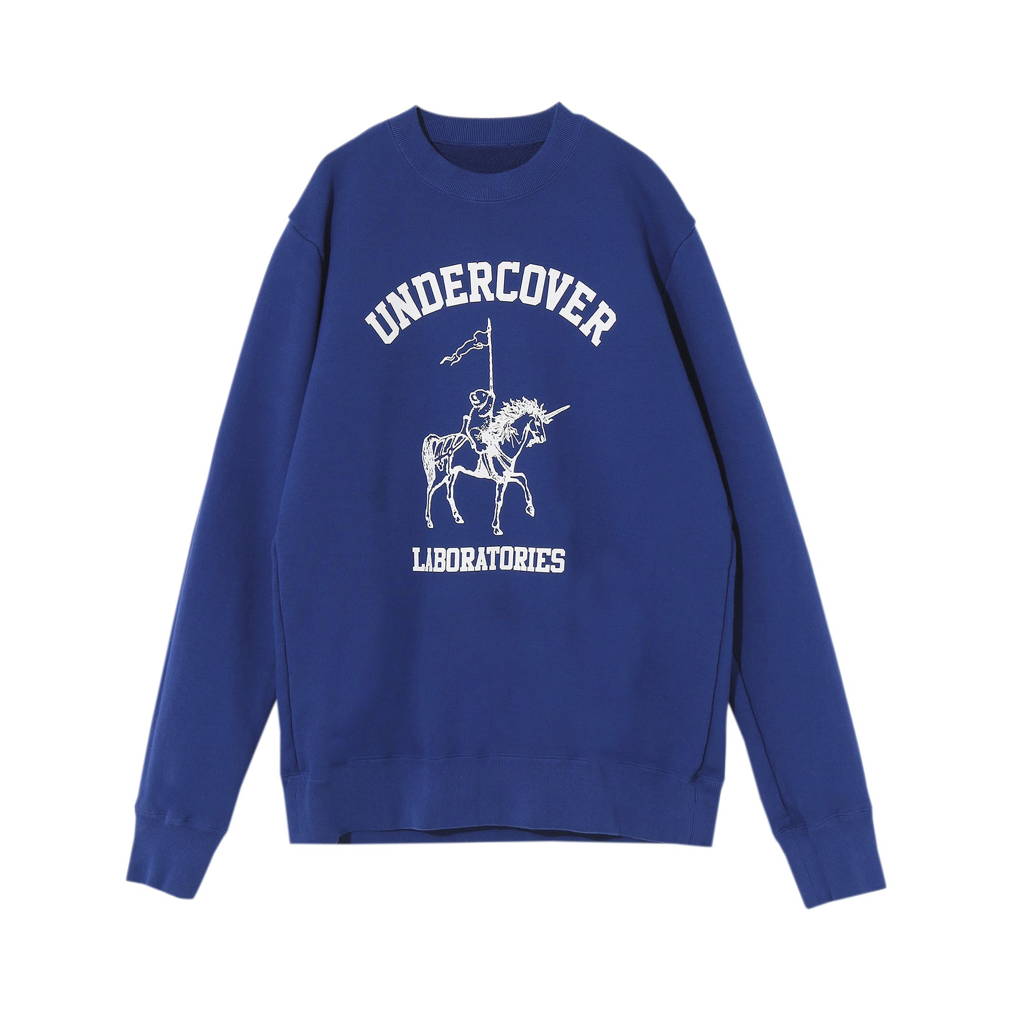 Pre-owned Undercover Laboratories Crerwneck 'blue' | Men's Size 5