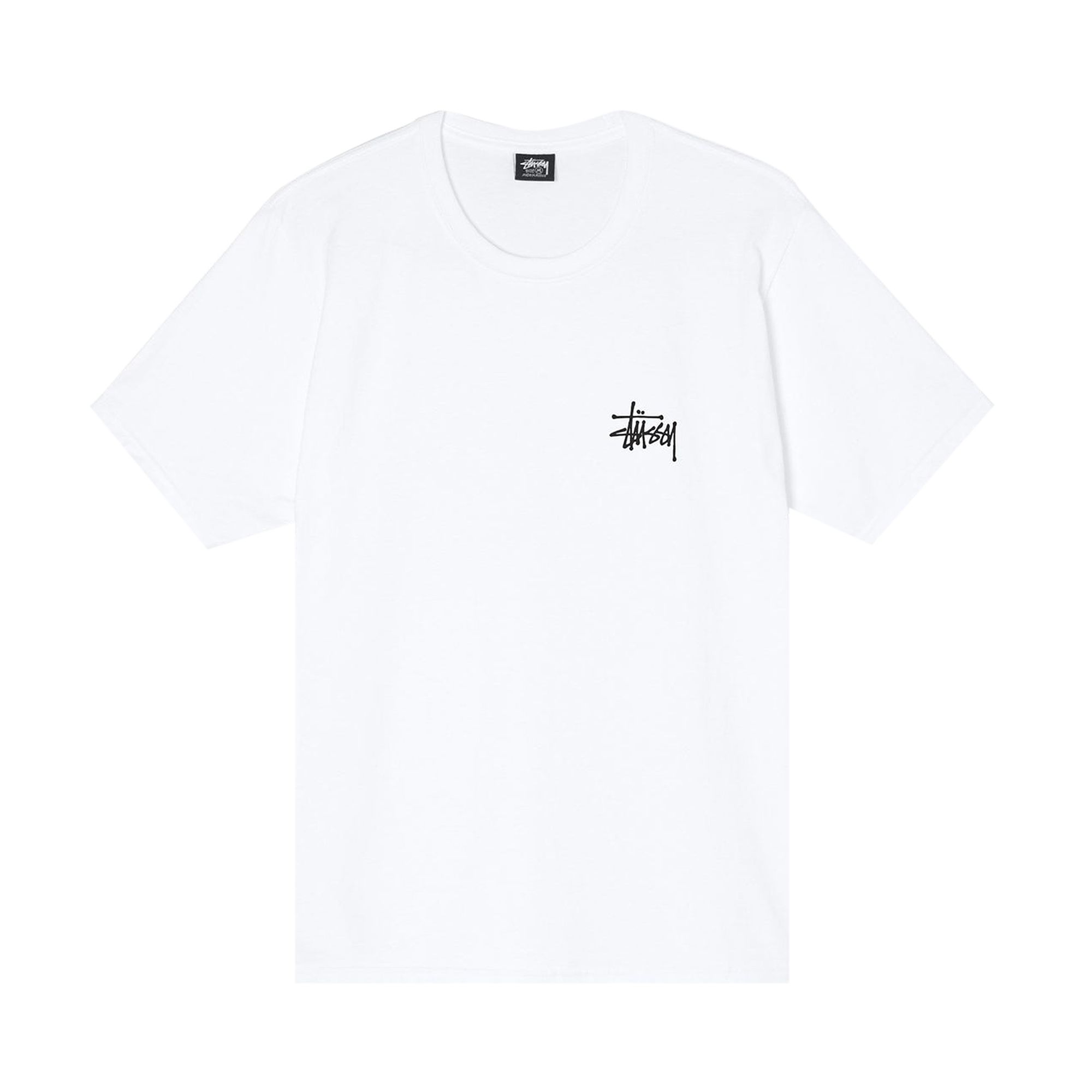 Stussy Basic Logo Tee 'White' | Men's Size L