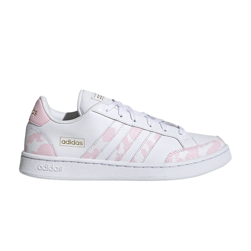 Pre-owned Adidas Originals Wmns Grand Court Se 'pink Cow' In White
