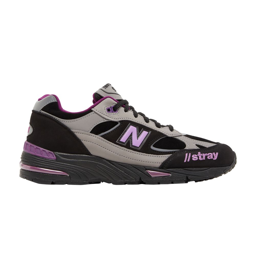 New Balance Stray Rats x 991 Made in England 'Black Purple' | Men's Size 13