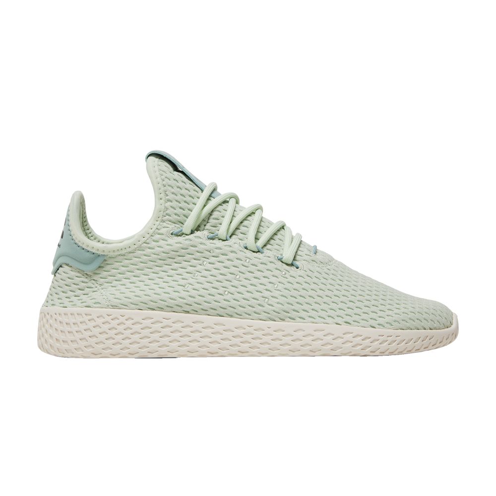Pre-owned Adidas Originals Adidas Pharrell Williams X Tennis Hu J 'linen Green' | Kid's Size 4