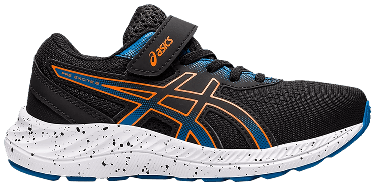 Asics Pre Excite 8 PS Black Marigold Orange