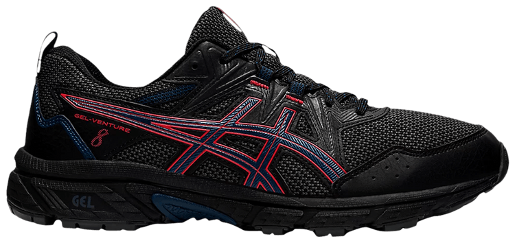 Asics Gel Venture 8 Black Fiery Red