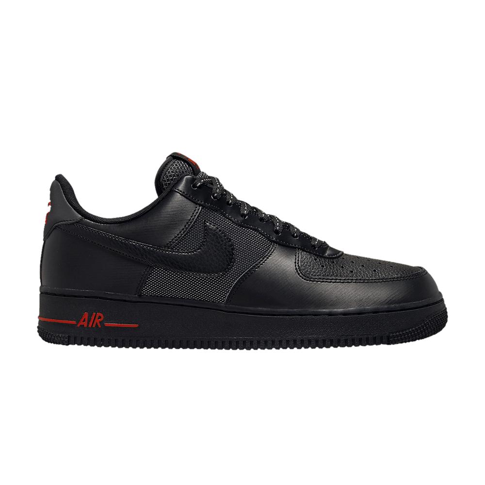 nike air force 1 low black reflective
