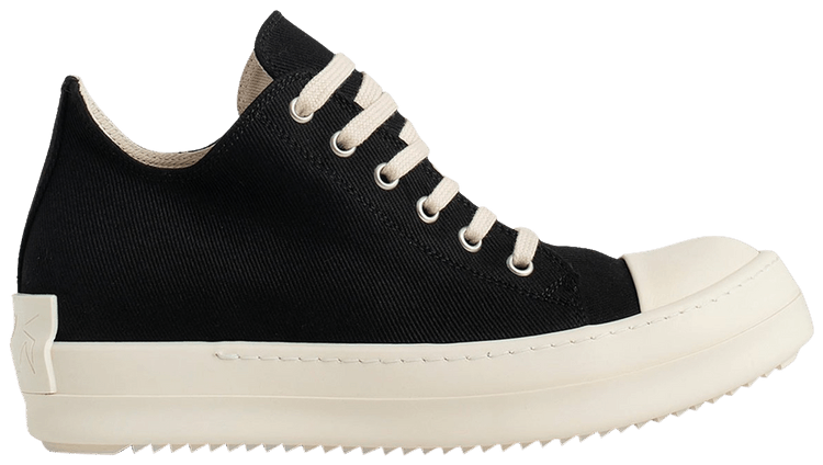 Rick Owens Wmns DRKSHDW Fogachine Cotton Denim Low Black Milk