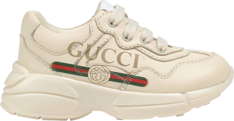 Gucci Rhyton Leather Sneaker Toddler 'Logo'