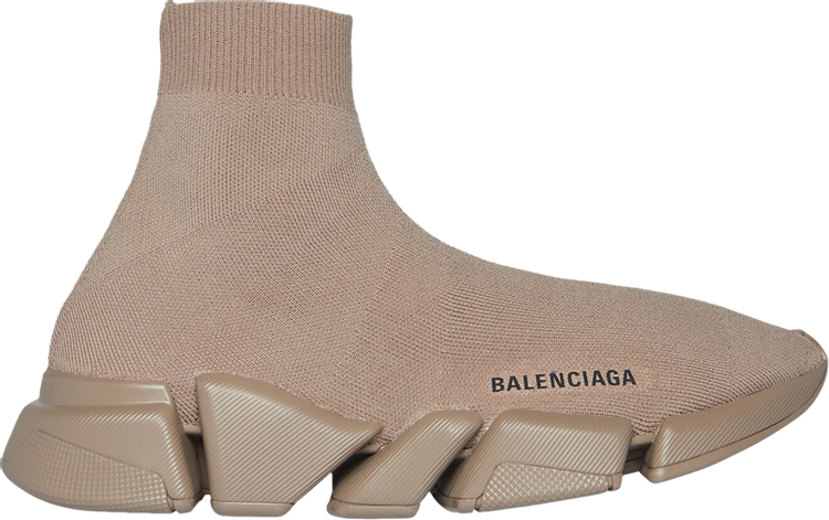 Balenciaga Wmns Recycled Speed 2.0 Sneaker 'Dark Beige'