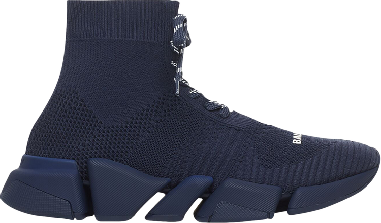 Balenciaga Speed 2.0 Lace-Up Sneaker 'Dark Blue'