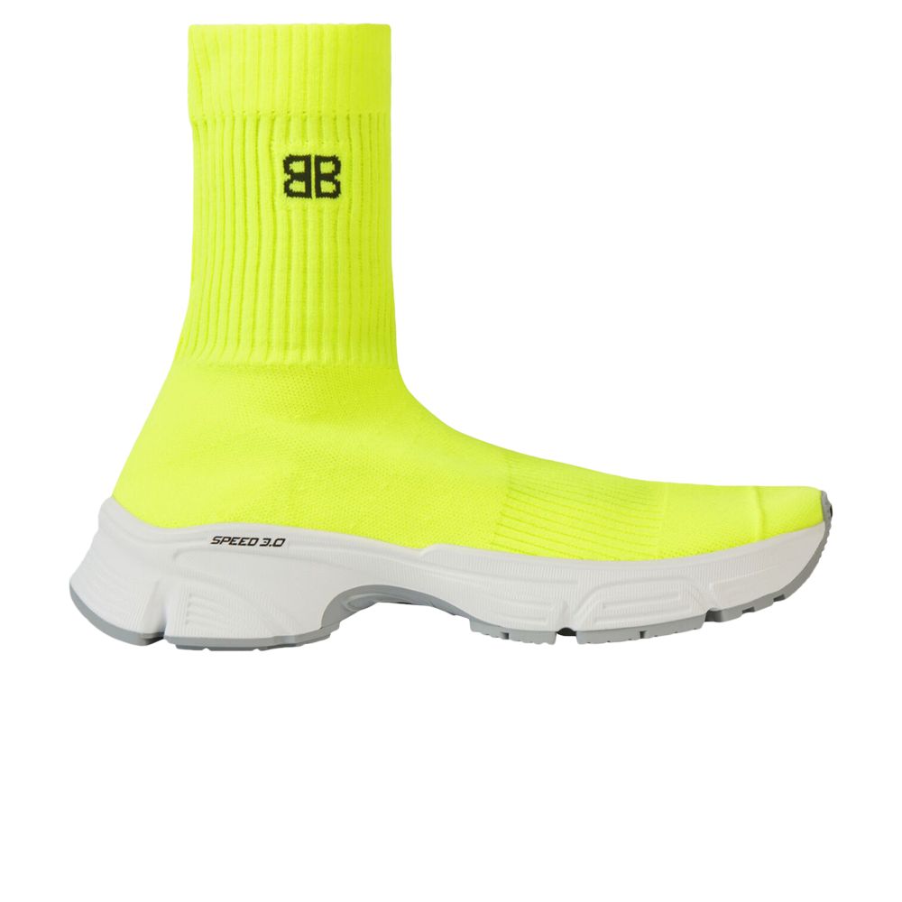 Balenciaga Wmns Speed 2.0 Sneaker 'Fluo Yellow' - 654466-W2DN3-7210
