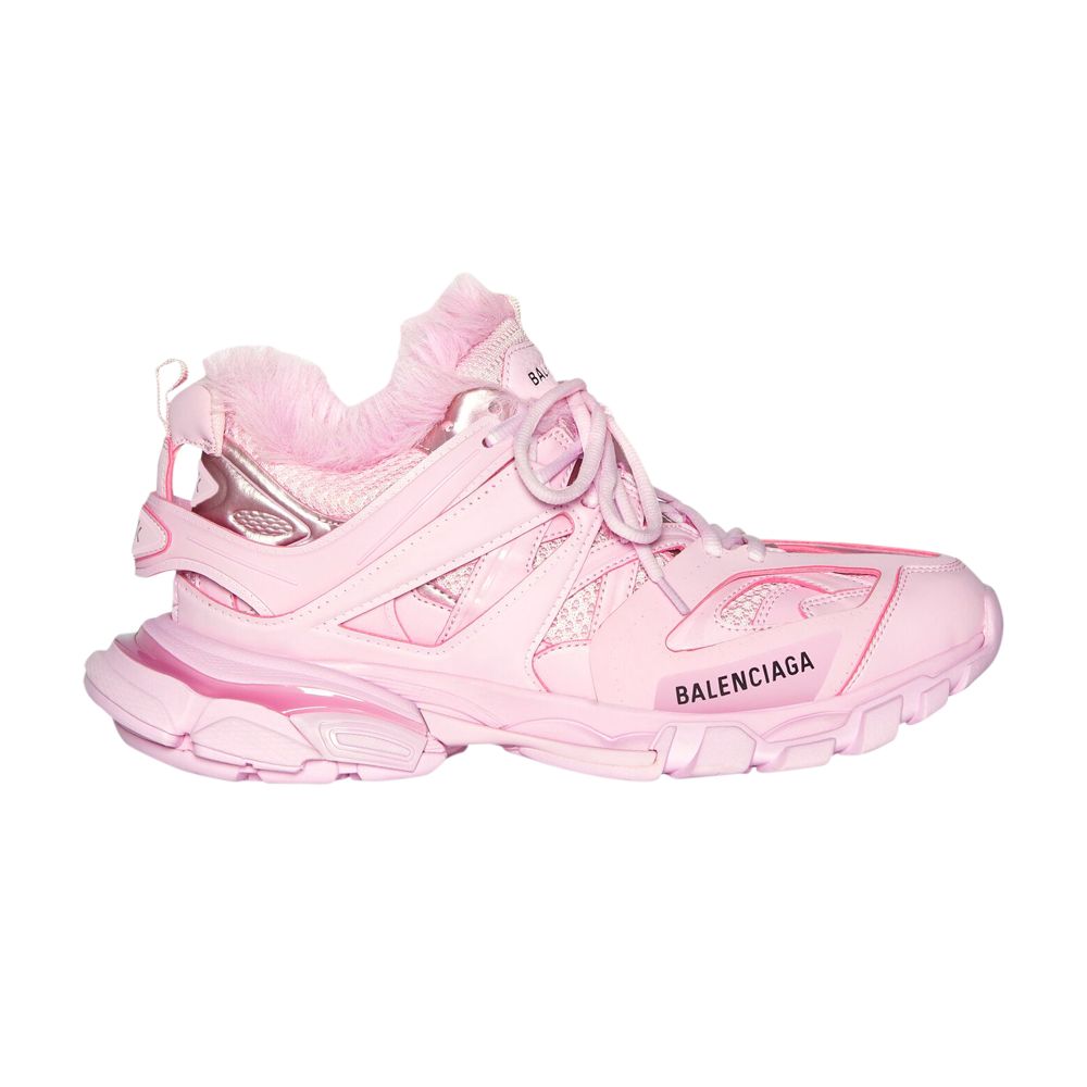 Pre-owned Balenciaga Wmns Track Trainer 'fake Fur - Pink' | Women's Size 36