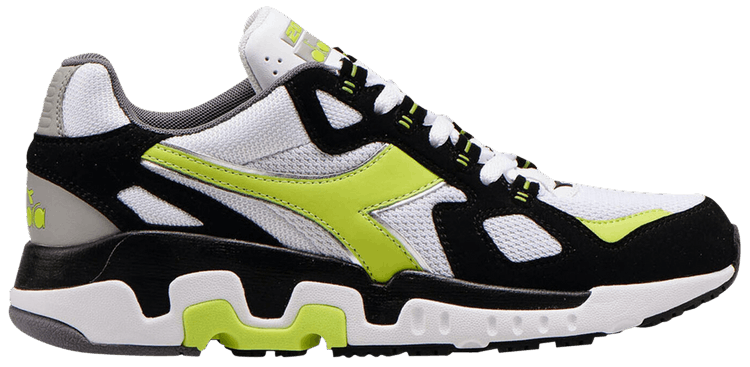 Diadora Mythos Suede White Acid Green
