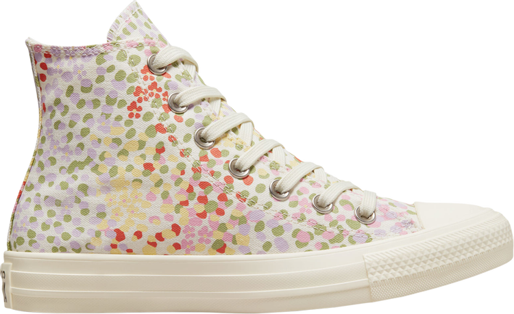 Buy Wmns Chuck Taylor All Star High 'Floral Print - Egret' - A01594C - White |