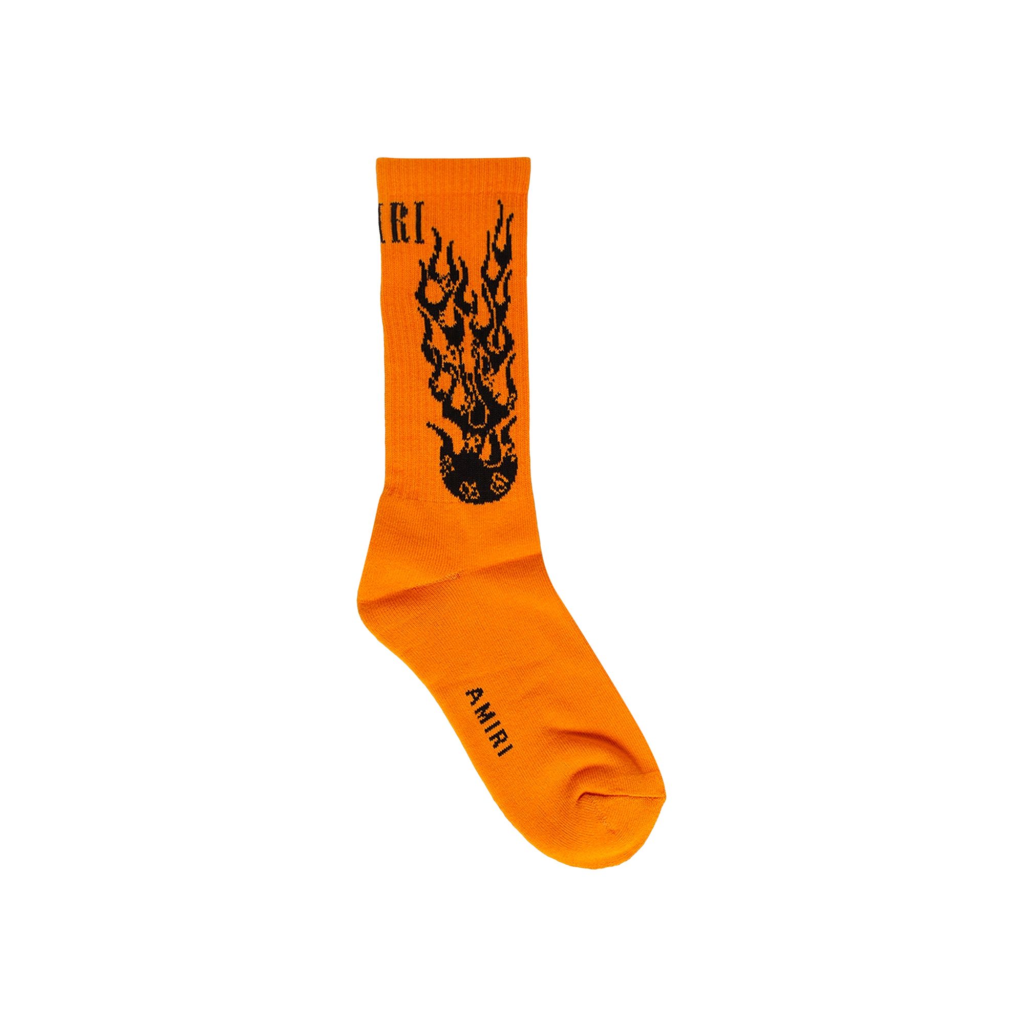Amiri Flames Sock 'Orange' | Men's Size 41