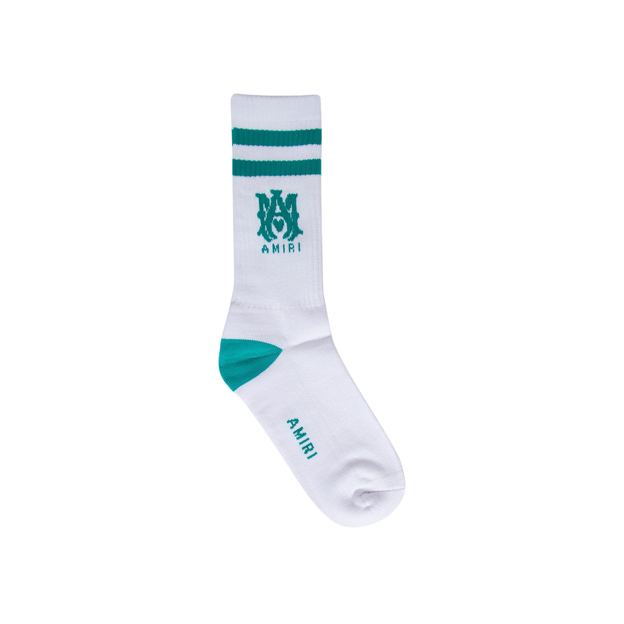 Pre-owned Amiri Ma Sock 'columbia' In White